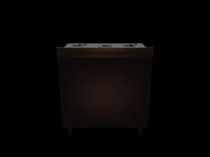kitchen stove number 2 Modello 3D