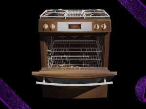 kitchen stove number 4 Modèle 3D