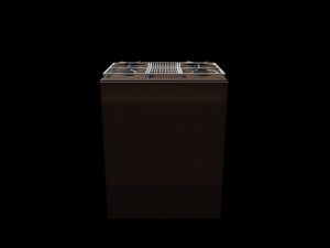kitchen stove number 4 3D 模型