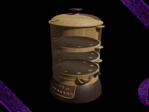 kitchen steamer Modèle 3D