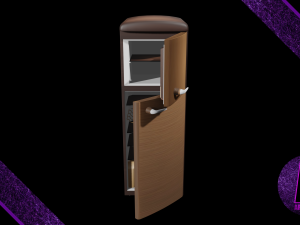 refrigerator number 1 3D 모델
