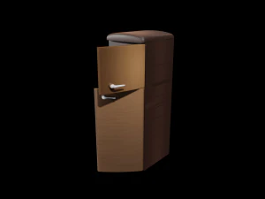 refrigerator number 1 3D Model