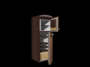refrigerator number 1 3D Модель