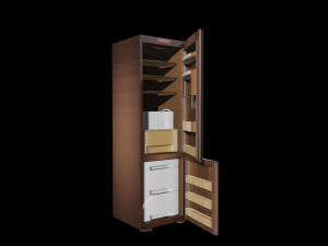 refrigerator number 2 Model 3D