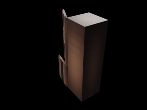 refrigerator number 2 Model 3D