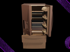 refrigerator number 3 Modèle 3D