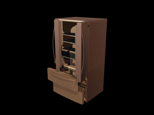 refrigerator number 3 3D Model