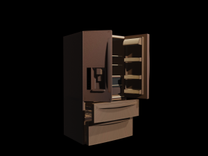 refrigerator number 3 3D Model