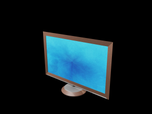 monitor number 1 3D 모델