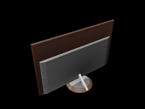monitor number 1 3D 모델