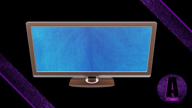monitor number 2 3D Модель .c4d .max .obj .3ds .fbx .stl .blend 