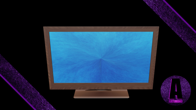 monitor number 4 Model 3D .c4d .max .obj .3ds .fbx .stl .blend 