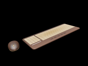keyboard and mouse number 1 3D Model