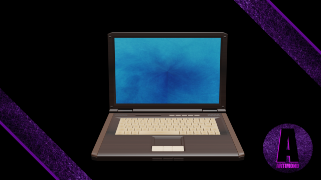 laptop nomber 1 Model 3D .c4d .max .obj .3ds .fbx .stl .blend