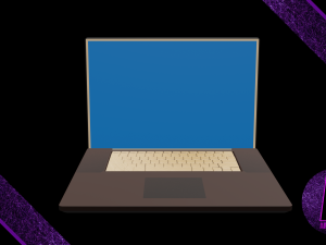 laptop nomber 2 3D Model