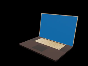 laptop nomber 2 3D Model