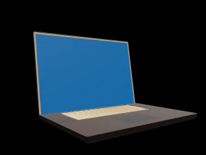 laptop nomber 2 3D Model