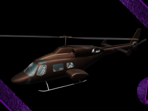 helicopter bell 429wlg 3d 3D Model