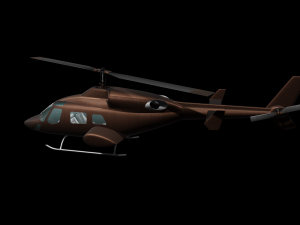 helicopter bell 429wlg 3d Model 3D