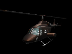 helicopter bell 429wlg 3d 3D Model