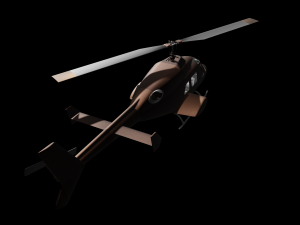 helicopter bell 429wlg 3d Model 3D