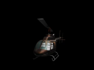 helicopter bell 206l4 3D Model