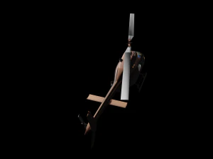 helicopter bell 206l4 3D Model