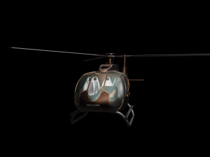 helicopter airbus h145 Model 3D