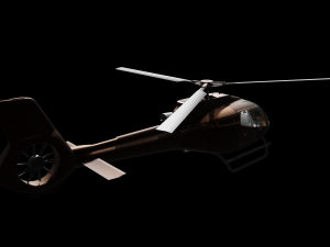 helicopter airbus h145 Model 3D