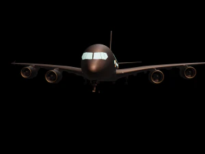 airplane airbus a380 3D Model