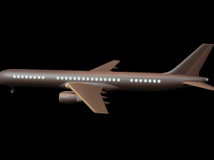 airplane airbus a320 3D Model