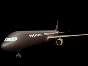 airplane airbus a320 Model 3D