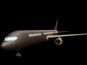 airplane airbus a320 3D Model