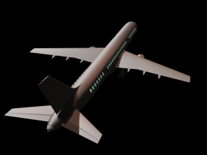 airplane airbus a320 Model 3D