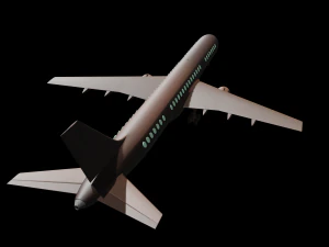 airplane airbus a320 3D Model