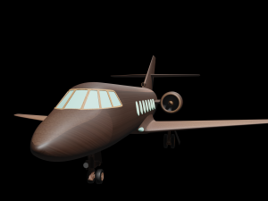 airplane bombardier challenger 350 3D मॉडल