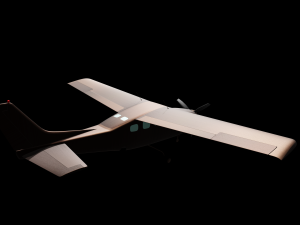 airplane cessna 172 3D Модель