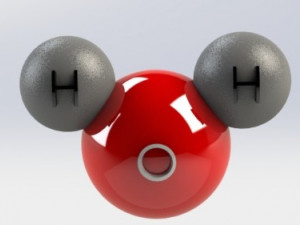 water mollecul 3D Print Model