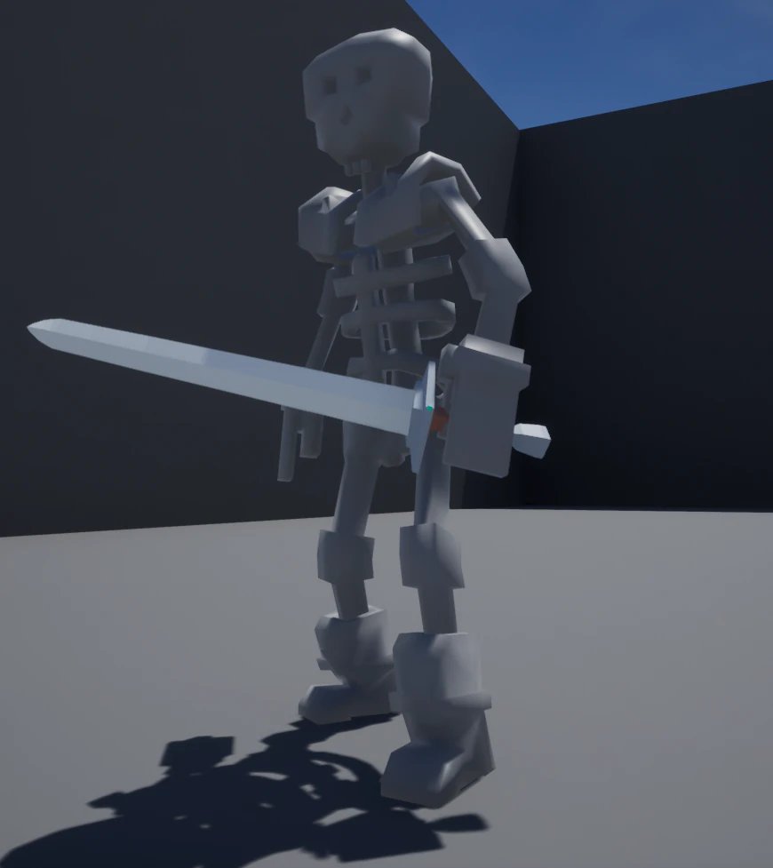 two low poly swords 3D Model .c4d .max .obj .3ds .fbx .stl .blend 