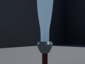 two low poly swords 3D Model