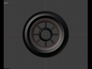 machine wheel Modello 3D