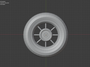 machine wheel Modello 3D