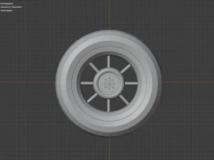 machine wheel 3D Model
