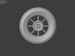 machine wheel Modello 3D