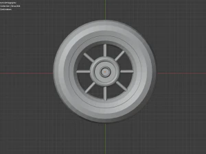 machine wheel 3D Model