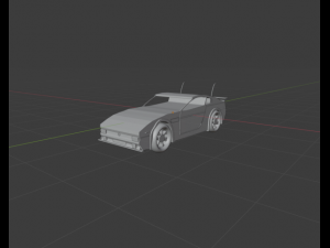 racing car 3D 모델