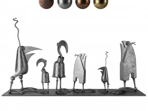 decorative birds vol 1 3D Model