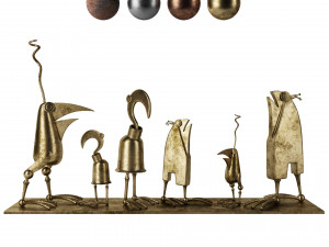 decorative birds vol 1 Model 3D