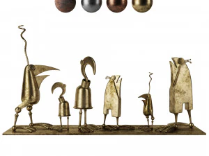 decorative birds vol 1 3D Model