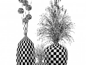 Decorative dried plants vol1 3D Model